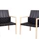 Ensemble de 4 chaises ''Ceinture de sécurité'' Gijs Bakker 1978 Hollande