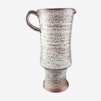 Ceramic brocc pitcher by Michel Anasse Vallauris