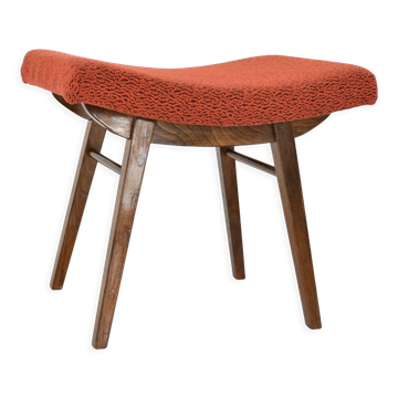 1980s Oak Stool, Czechoslovakia