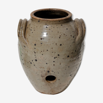 Ancient pyrite sandstone jar