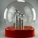 XXL 60s 70s ball lamp light table lamp space age design glass metal