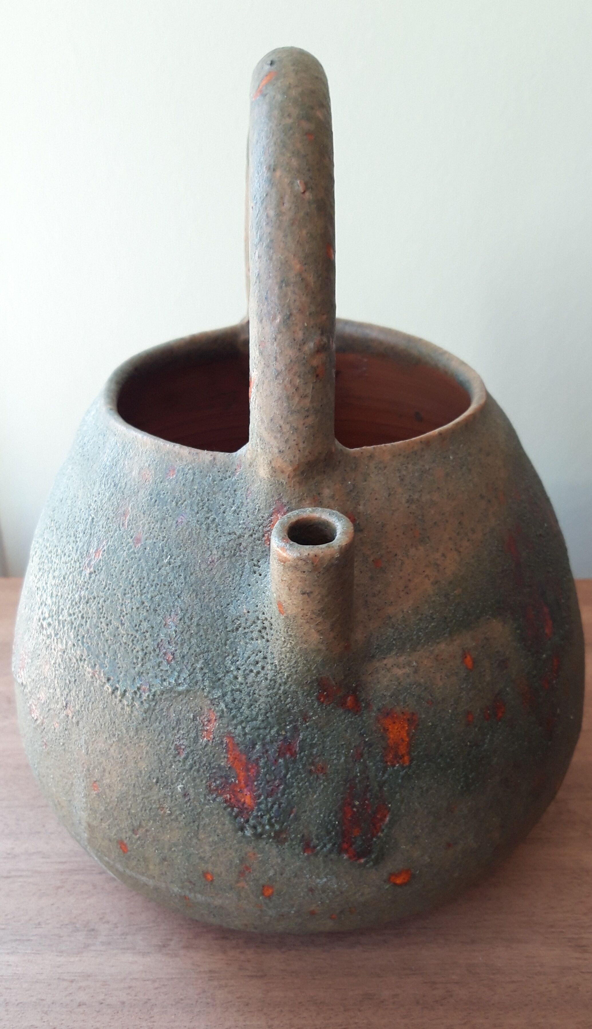 Ceramic pitcher signed Campo Piano d'Orezza