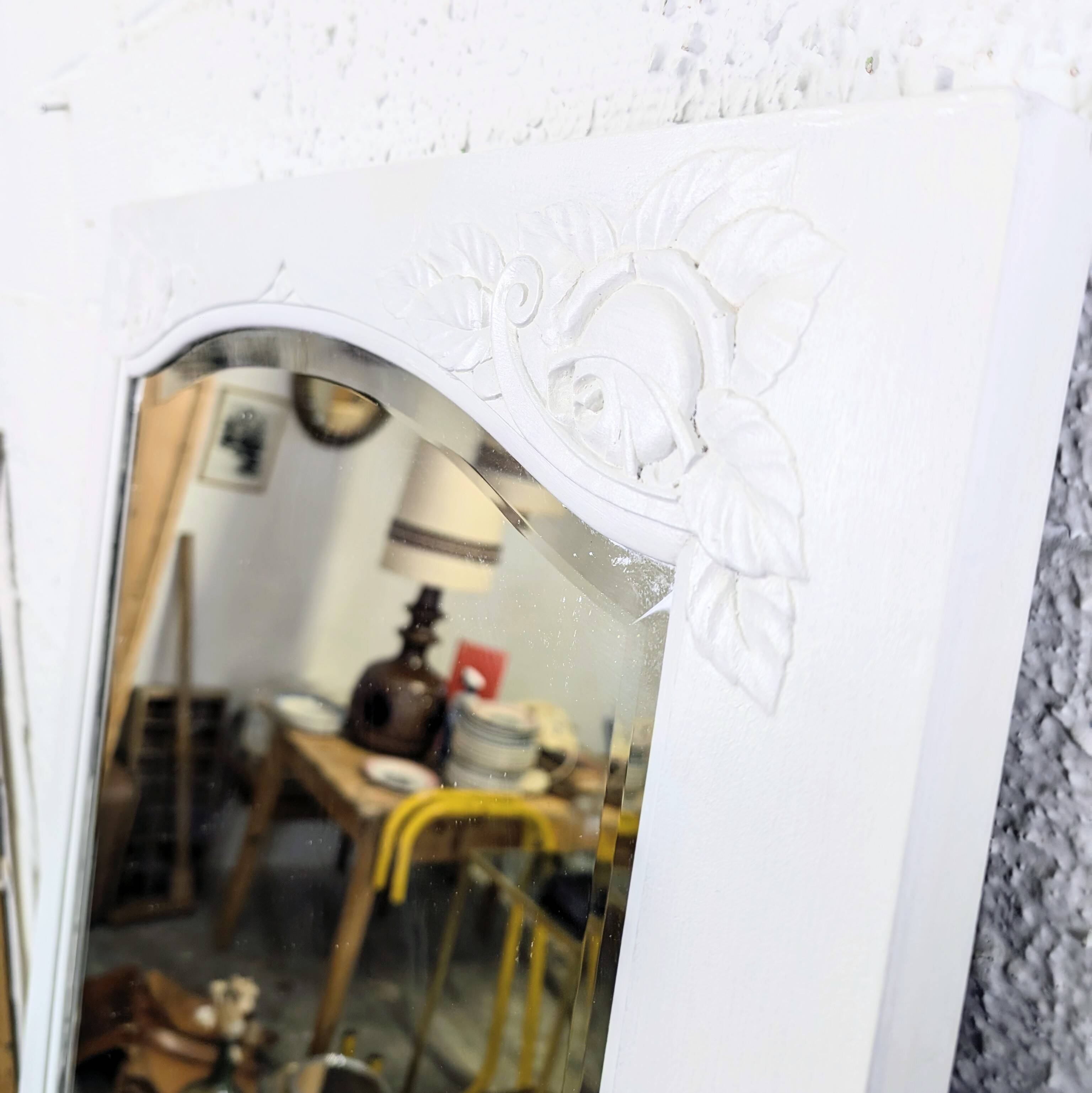 Large bevelled Art Deco mirror