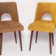 Mustard yellow shell chair, mid-century style, Europe, 1960s.