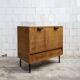 Bar en bois et métal par Leonardo Fiori pour ISA Bergamo, Italie, années 1950