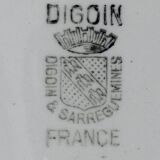 4 assiettes plates Digoin Sarreguemines Béarn