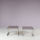 1970s Pair of side tables by Belgo Chrom, Belgium