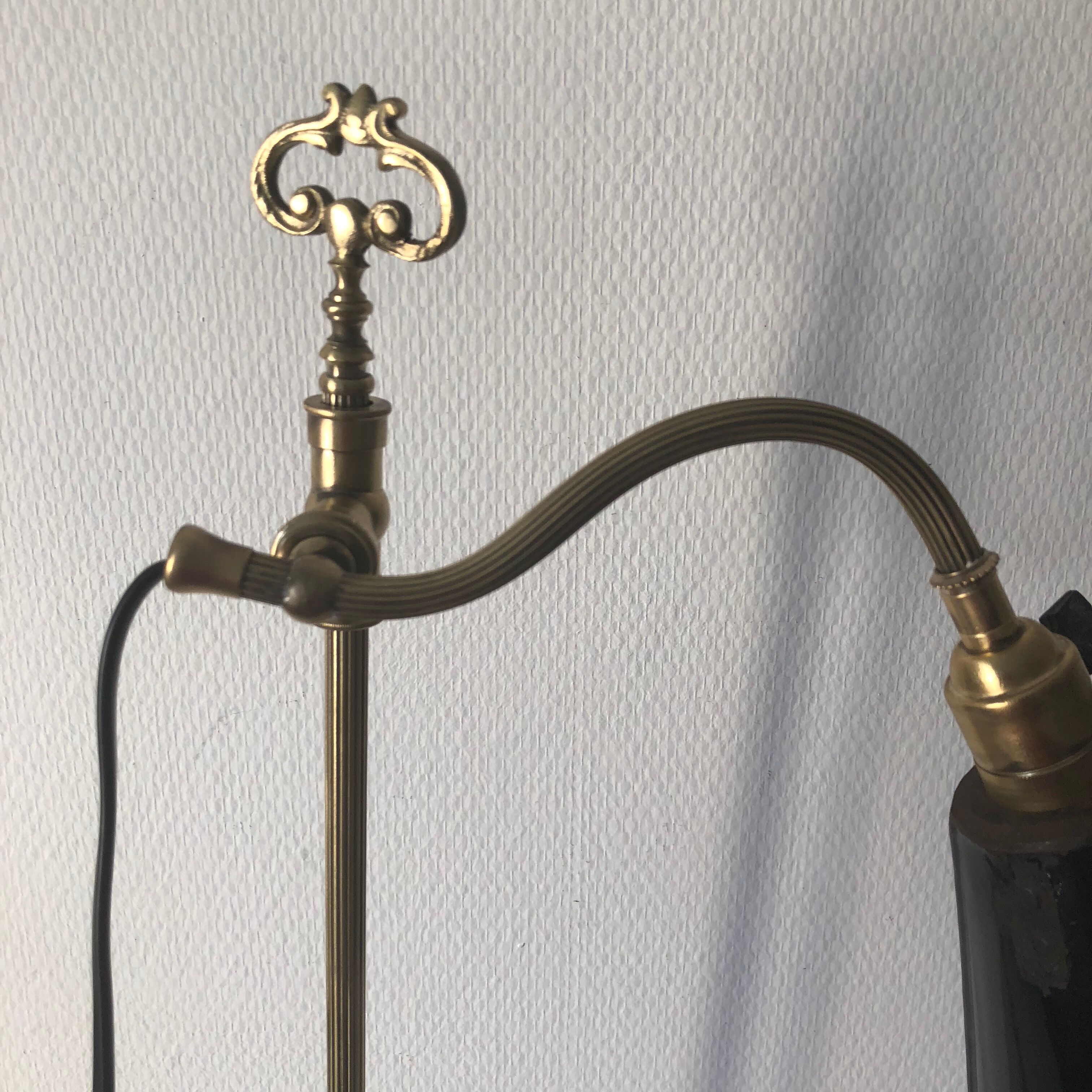 1930 brass desk lamp