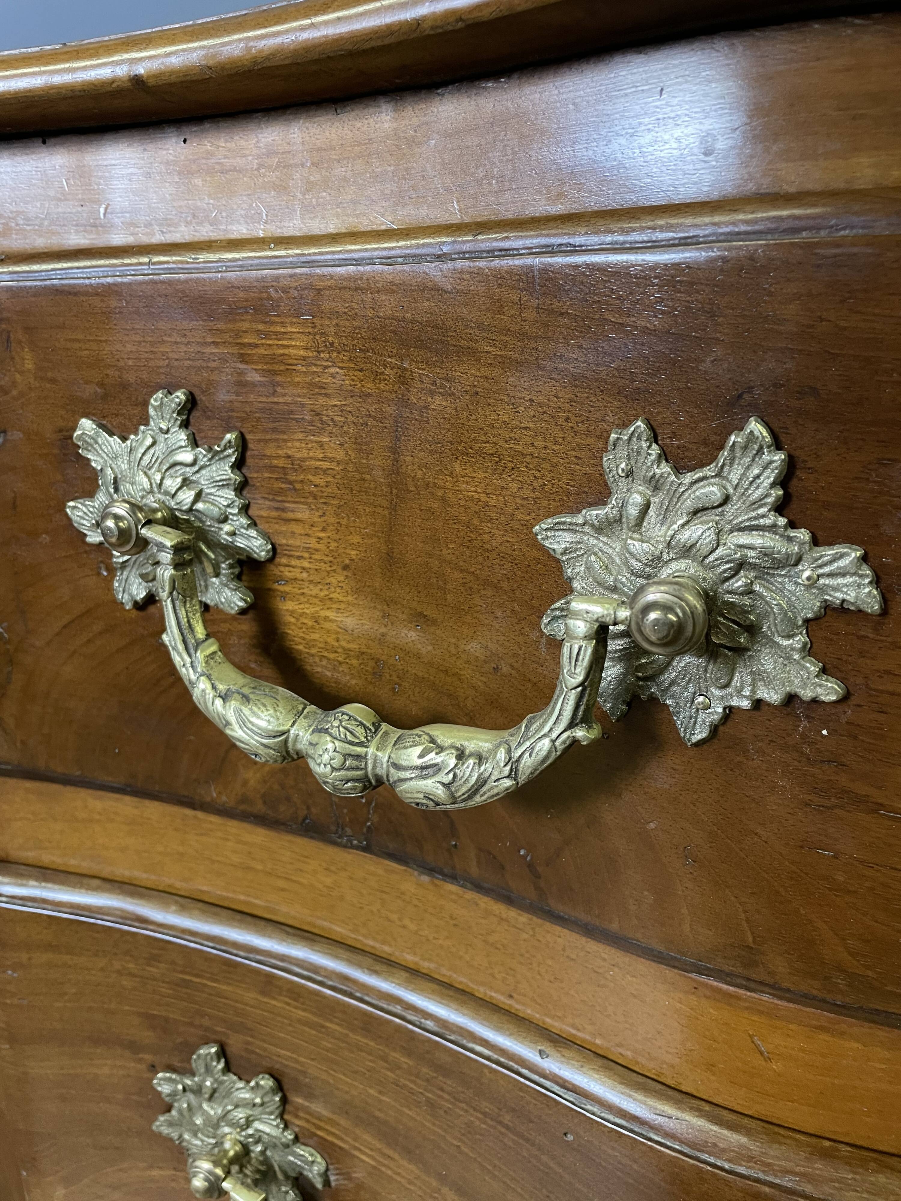 Louis XV period walnut commode