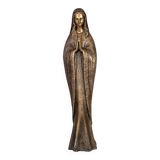 Virgin Mary bronze statue 75 cm