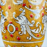 Antique ceramic vase by Serafino Volpi for Deruta, Italy, 1950s.