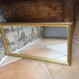 Golden vintage mirror 35x65cm