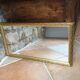 Miroir vintage doré 35x65cm