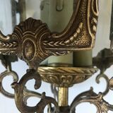 Golden bronze vestibule lantern