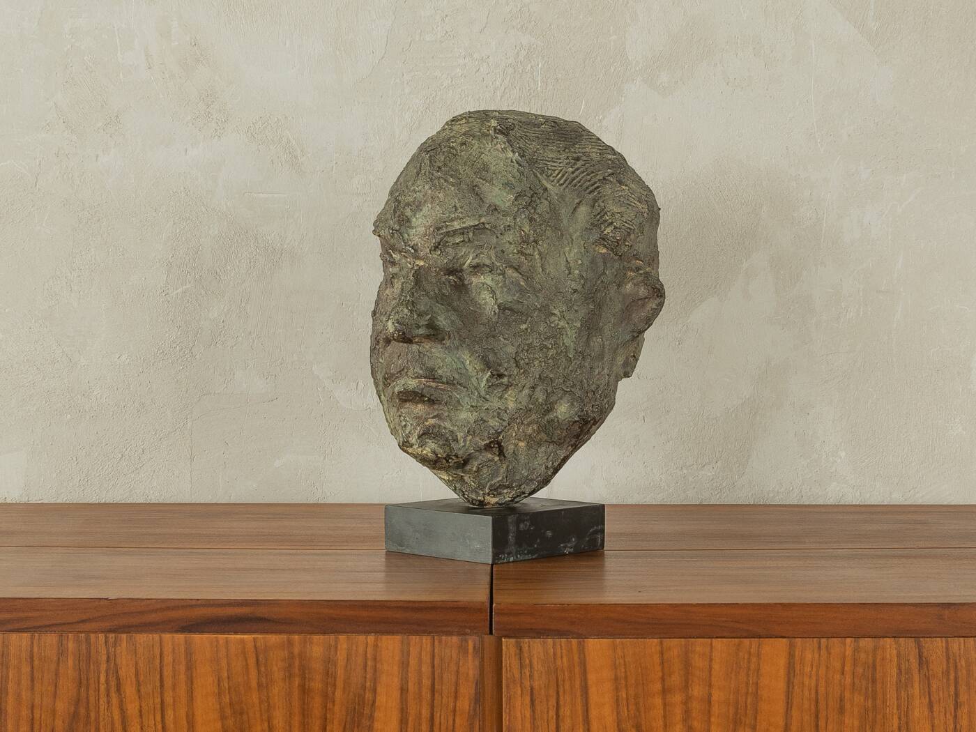 Bronze sculpture Helmut Kohl