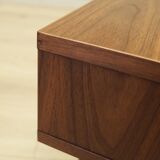 Table de chevet en noyer, design scandinave