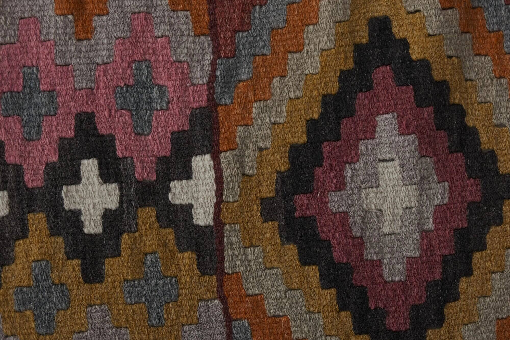 Vintage Turkish hallway rug 77x454 cm