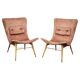 Pair of Miroslav Navrátil Shell Lounge Chairs, Czechoslovakia 1960s