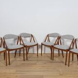 Model 31 Dining Chairs by Kai Kristiansen for Schou Andersen, Denmark, 1960