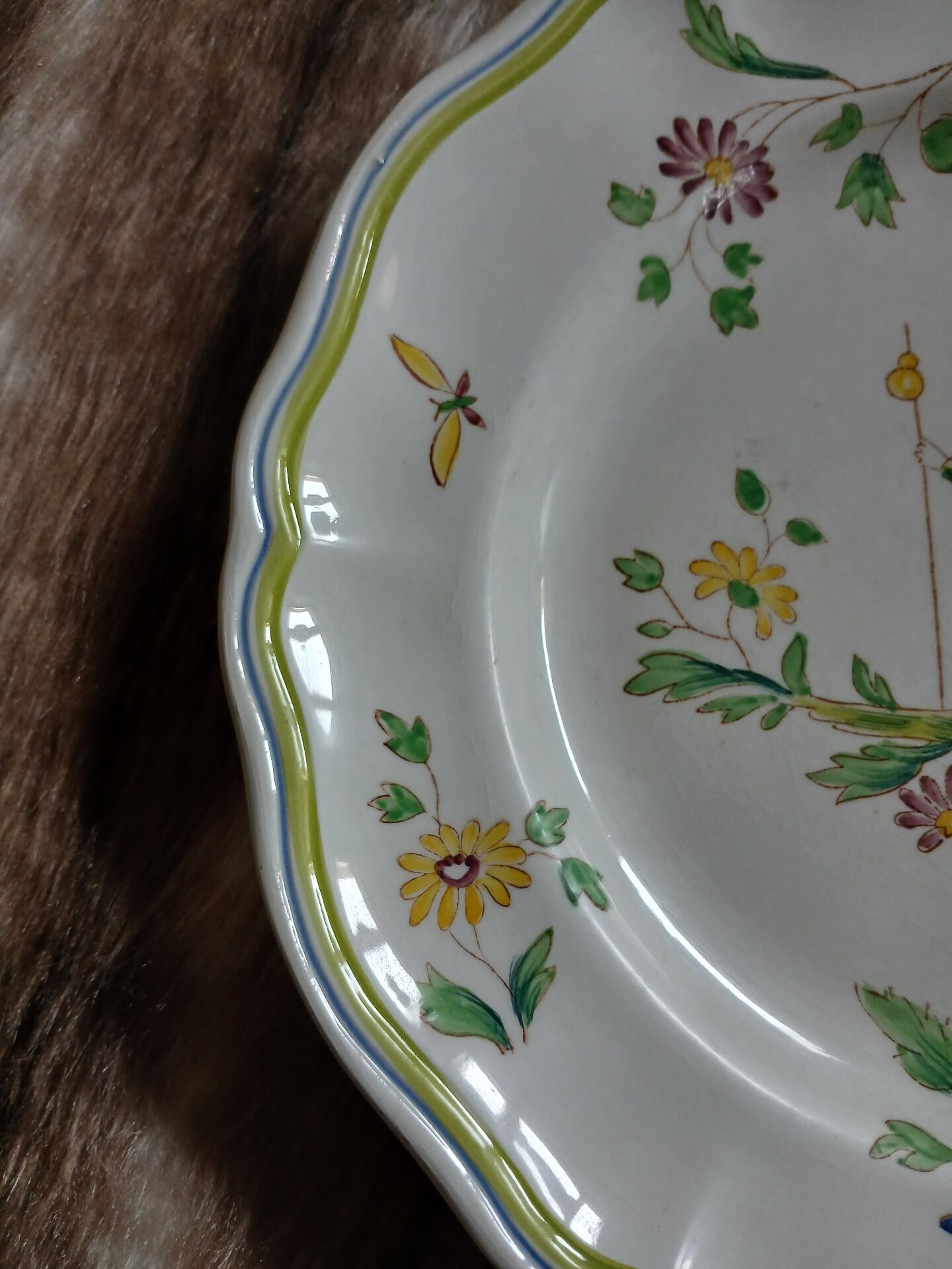 Vintage Longchamp hanging plate
