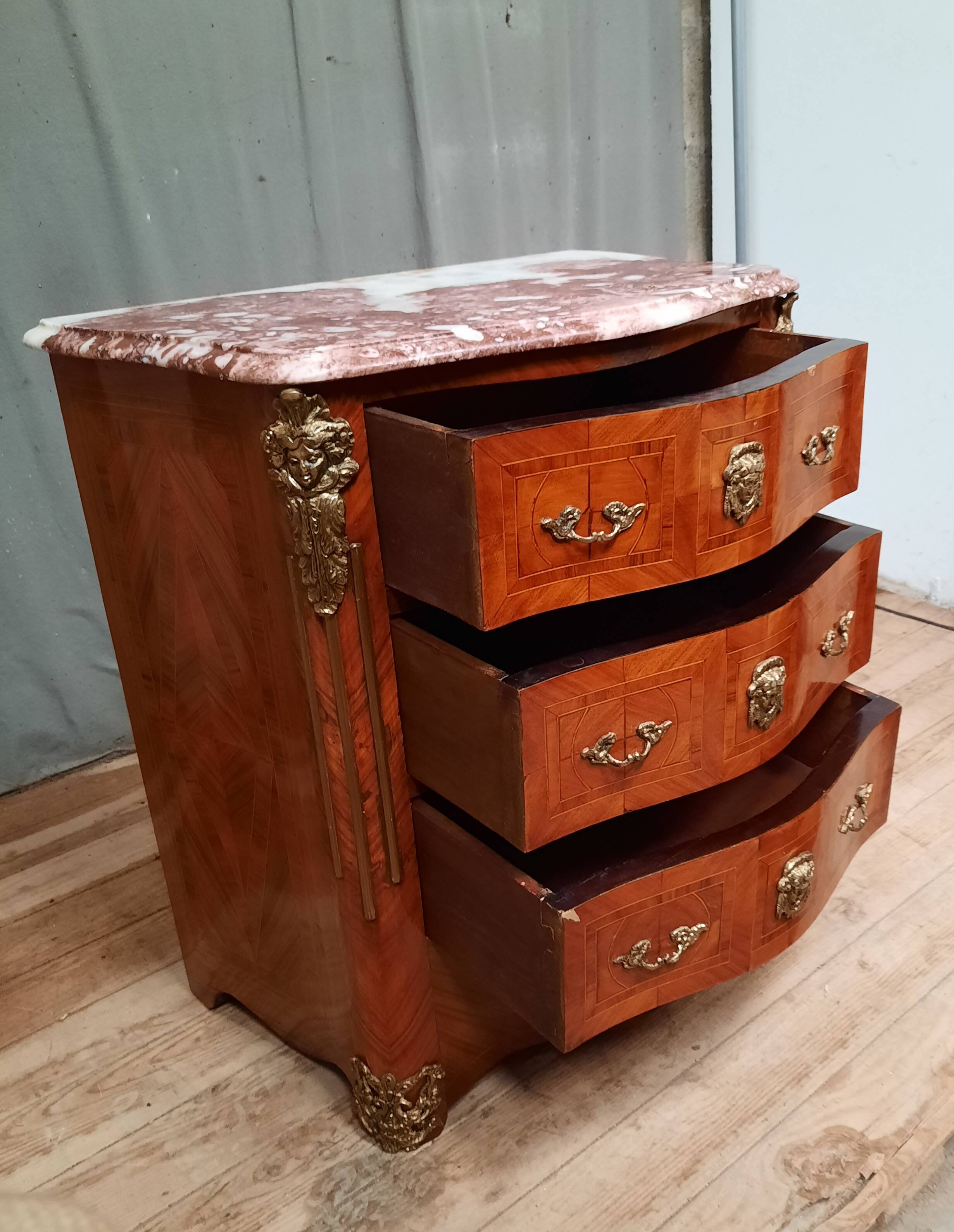 Louis XIV style chest of drawers