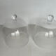 2 glass bells