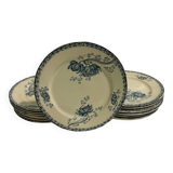 Sarreguemine Royat dessert plates