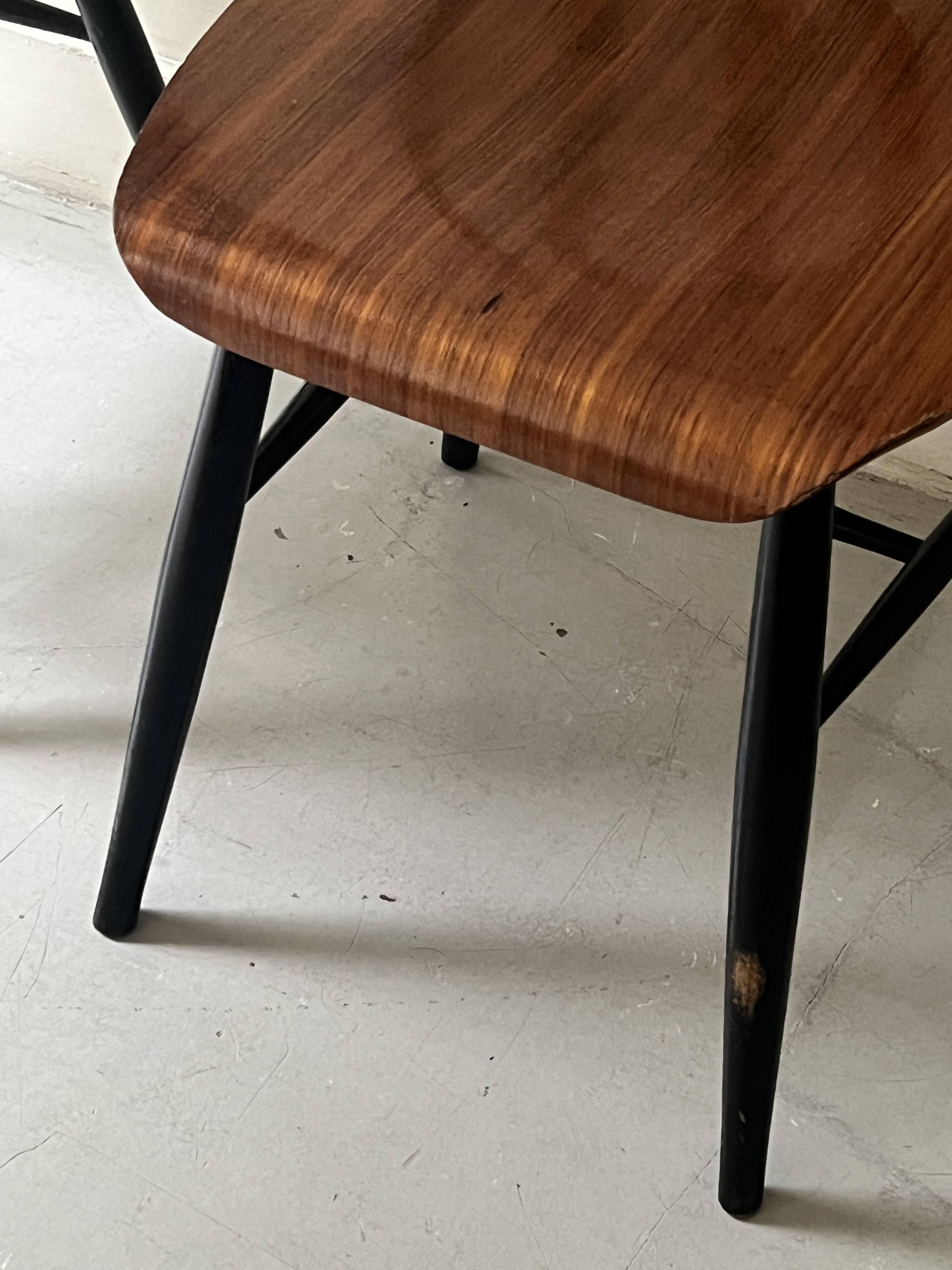 2 chaises scandinave en teck Fanett par Ilmari Tapiovaara, design 1950