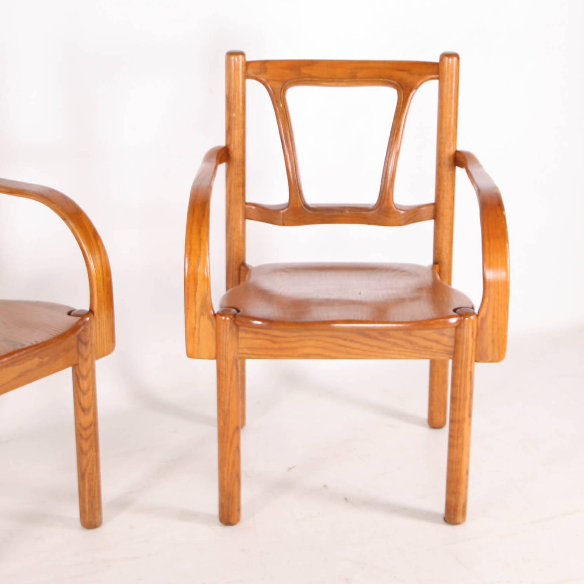 Pair of "organic" armchairs