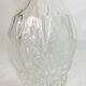 Carved glass bottle