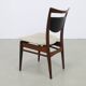 Vintage teak dining chairs by Louis van Teeffelen, 1960s NEW upholstery