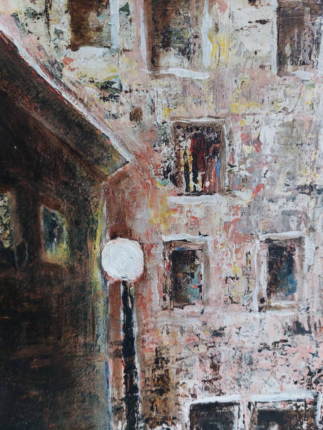 Nocturnal oil painting