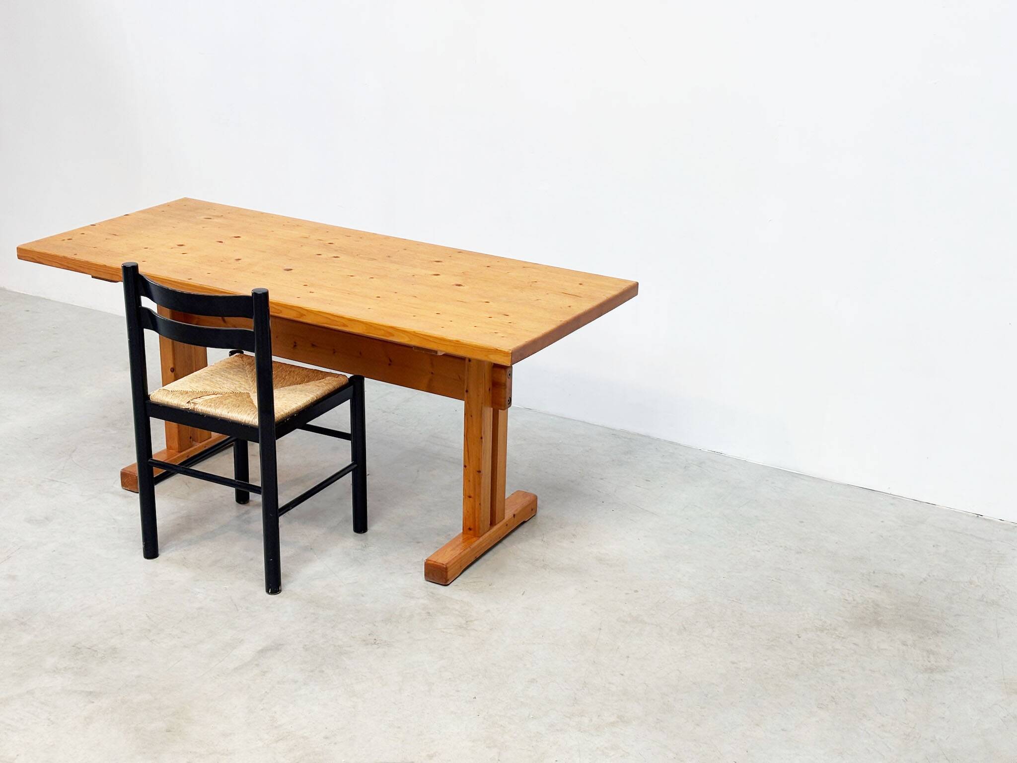 Les Arcs Dining table or desk by Charlotte Perriand