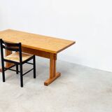 Les Arcs Dining table or desk by Charlotte Perriand