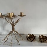 Water lily candlesticks