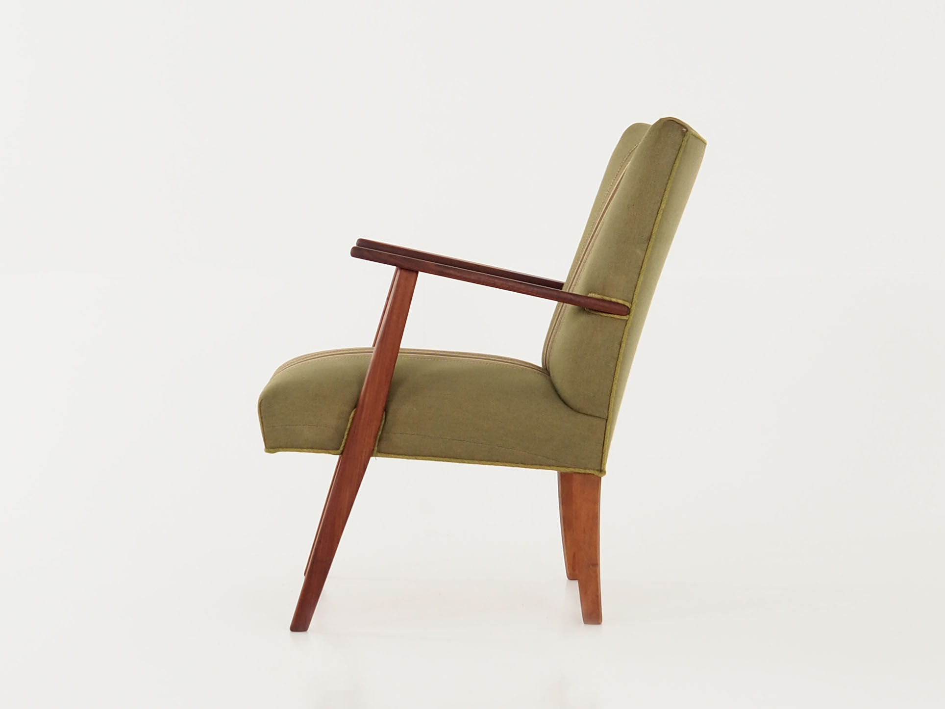 Armchair, teak construction, Scandinavian design of the 70s