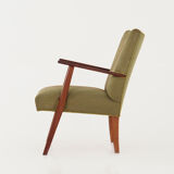 Armchair, teak construction, Scandinavian design of the 70s