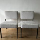 Paire de chauffeuses modernistes