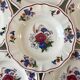 Set of 6 hollow plates Digoin Sarreguemines model Agreste 50s