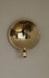 Single mid-century Swedish brass sconce