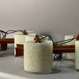 Pair of vintage Scandinavian pendant lights