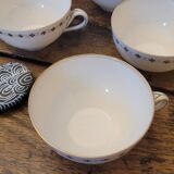 5 fine porcelain cups
