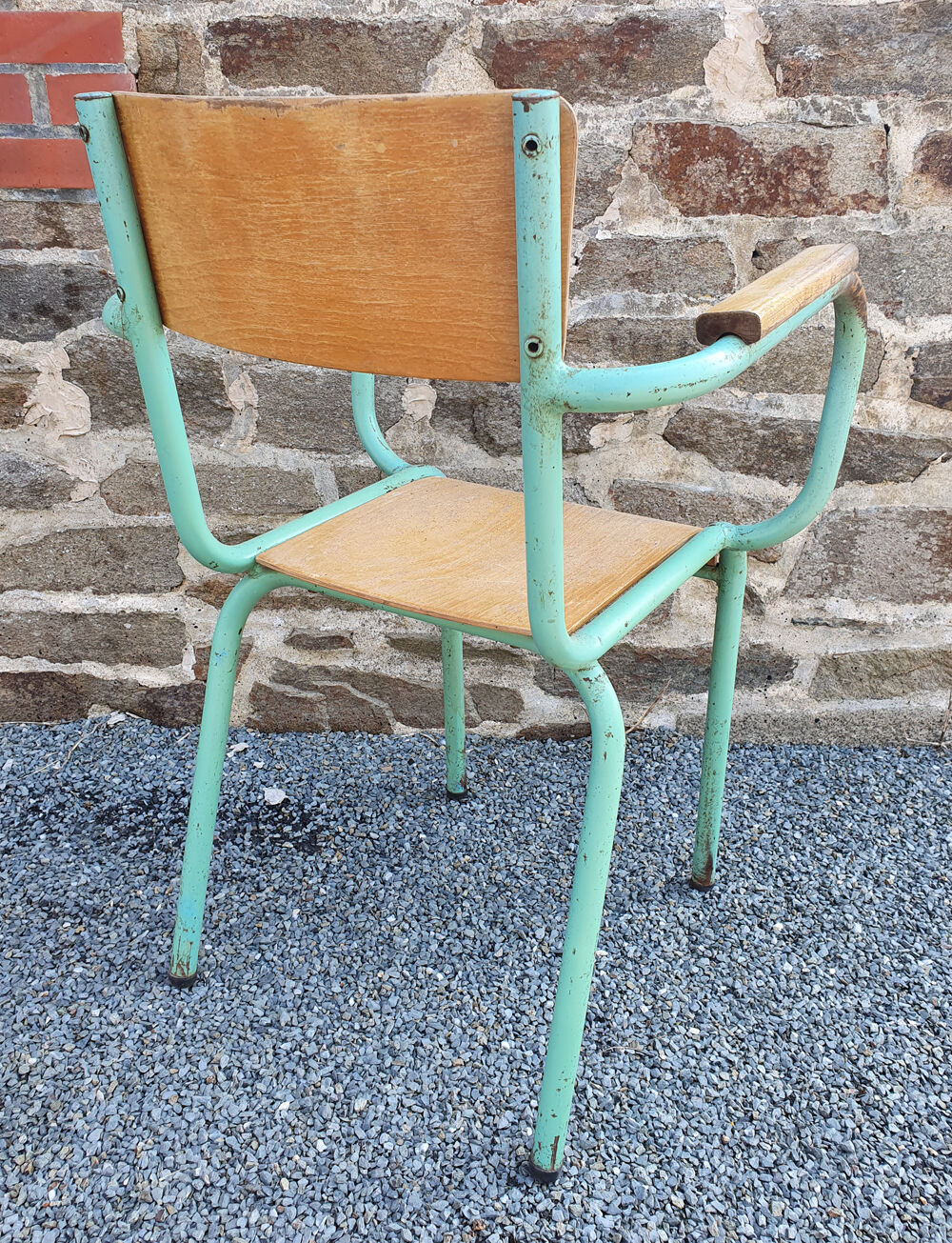 boarding school boarding armrest, vintage, 50s