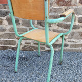 boarding school boarding armrest, vintage, 50s