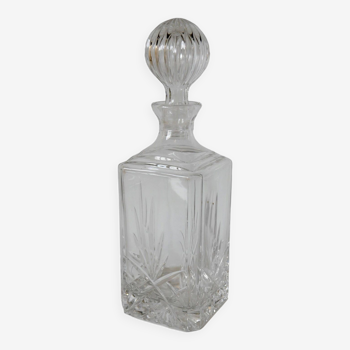 carafe à whisky en cristal 1960 28 X 9.5 cm