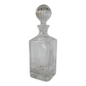 crystal whiskey decanter 1960 28 X 9.5 cm