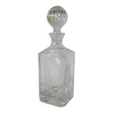 crystal whiskey decanter 1960 28 X 9.5 cm