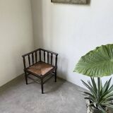 Straw chair by the fireside 1900