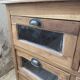 Grainetier meuble de métier en noyer 1950