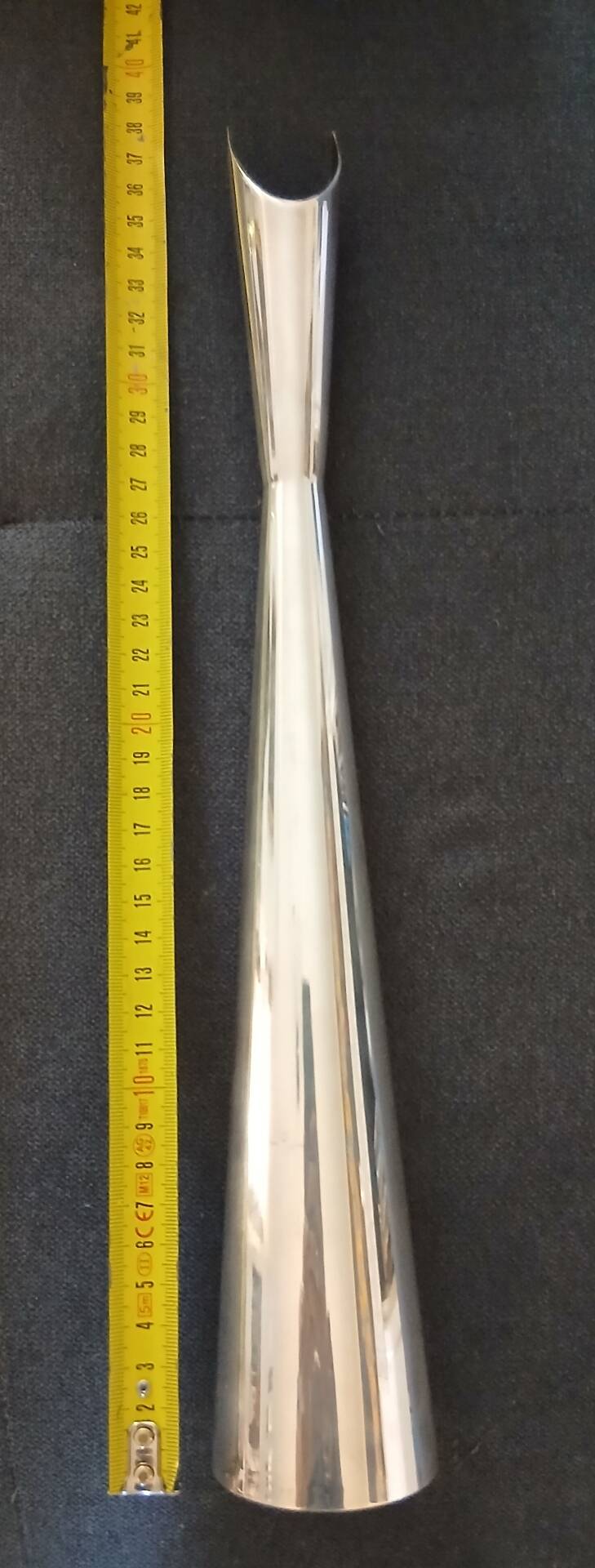 Christofle Lino Sabattini grand vase cardinal silver-plated metal